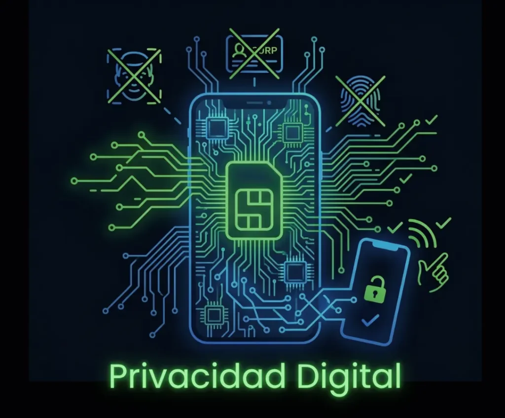 Comunicación celular sin compartir datos